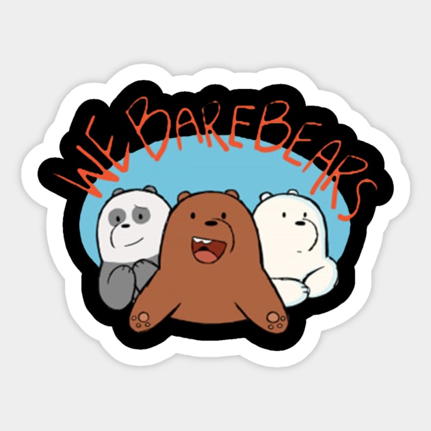 We bare bears sticker top